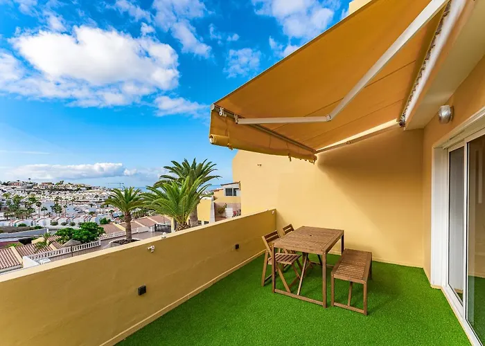 Great Terrace Ac In Heated Pool Wifi Parking * Costa Adeje (Tenerife)