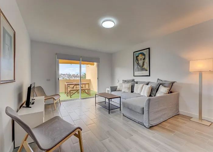 Great Terrace Ac In Heated Pool Wifi Parking Costa Adeje (Tenerife)
